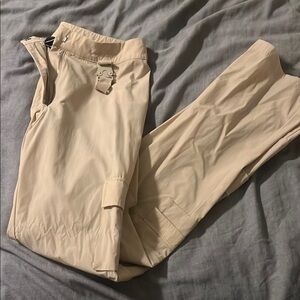 Womens ASOS khaki light weight pants